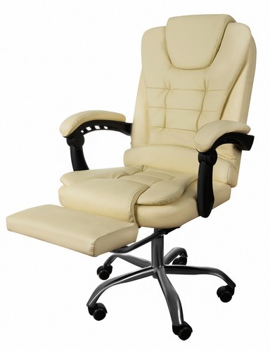 Scaun de birou rotativ, functie balansare, inaltime reglabila, suport picioare, sarcina maxima 130 kg, piele ecologica - imagine 14